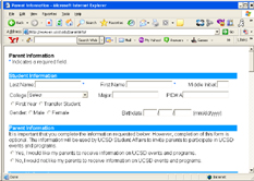 Parent Info Form